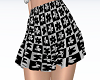 checker flower skirt