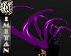 (MI) Horn pvc purple