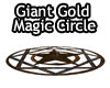 Giant Gold Magic Circle