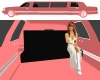 Pink Limousine w8 Seats