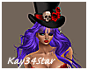 Vampire Hat Purple Hair