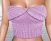 purple knit top