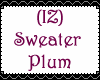 (IZ) Sweater Plum