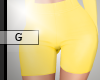 *G* Yellow Shorts