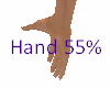 Hand 55%