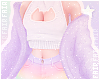 F. Plush Soft Lilac Coat