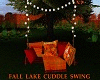 Fall Lake Cuddle Swing