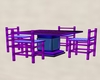 Purple/blue Club table