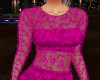 Fuchsia Lace Dress