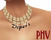 PHV Gold Viper's Necklac