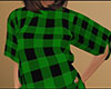 Green Plaid Tee PJ Top F