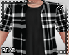 B l Black Plaid Shirt