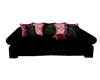 "VL"Black and Rose Couch