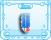 B| Blue Popsicle Badge