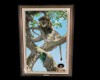 Art Lion in Tree Resting