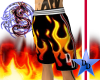 DD Flaming Shorts