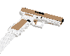 Extended tan white gun