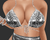 sw Silver Party Dress