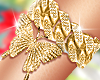 GOLD butterfly bracelet