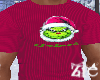 Grinch Xmas Shirt Pink