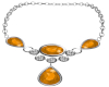 Gigi Orange Necklace