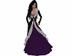 Purple Fur Gown