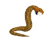 Gold Snake Statue Left 
