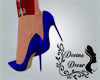 blue dress heels