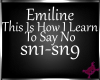!M! Emiline Say No
