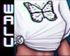 White butterfly Crop