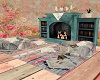 Boho Book Pillow Firepl.