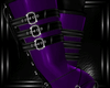 b purple goth boots