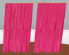 Pink Long Curtain