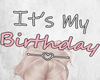 It's My Birthday - Sign