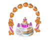 Gender reveal cake