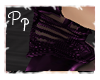 <Pp> PVC Collar Purple