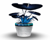 Art Deco Plant Blue