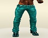 Green Leather Pants-Boot