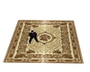 *RR* gold oriental rug