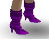 Winter Downy Purple Boot