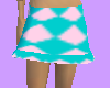 Blue Pink Diamond Skirt