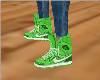 Bright Green Nikes