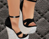 ^HB^ Black Strap Sandals