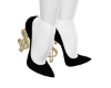 Louisa Gold Dollar Heels