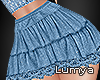 Blue Mini Frills skirt