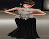Silver Black Gown,