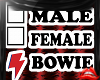 Bowie Gender Sticker 