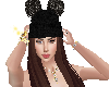 eira hair  hat black