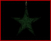 Hanging Green Xmas Star