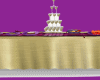 gold and purpel buffet